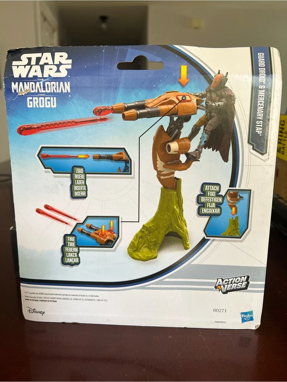Star Wars Guard Droid & Mercenary Stap Action Set - Orange, Brown, Green, Red